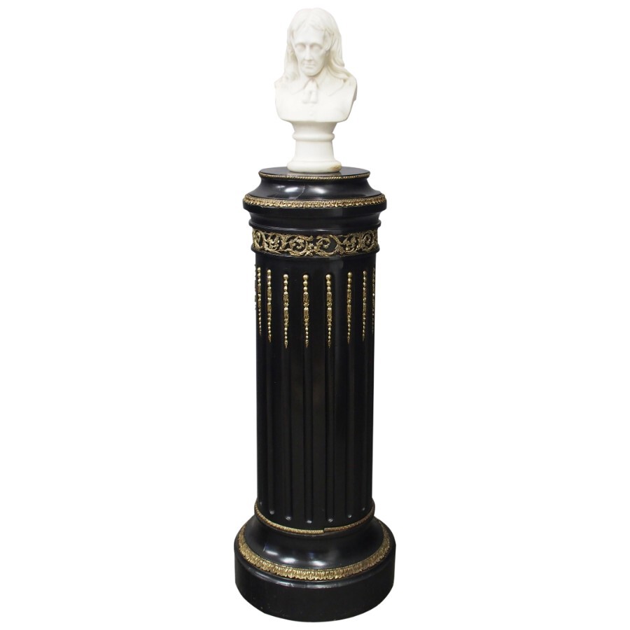 Antique Victorian Ebonised Pedestal