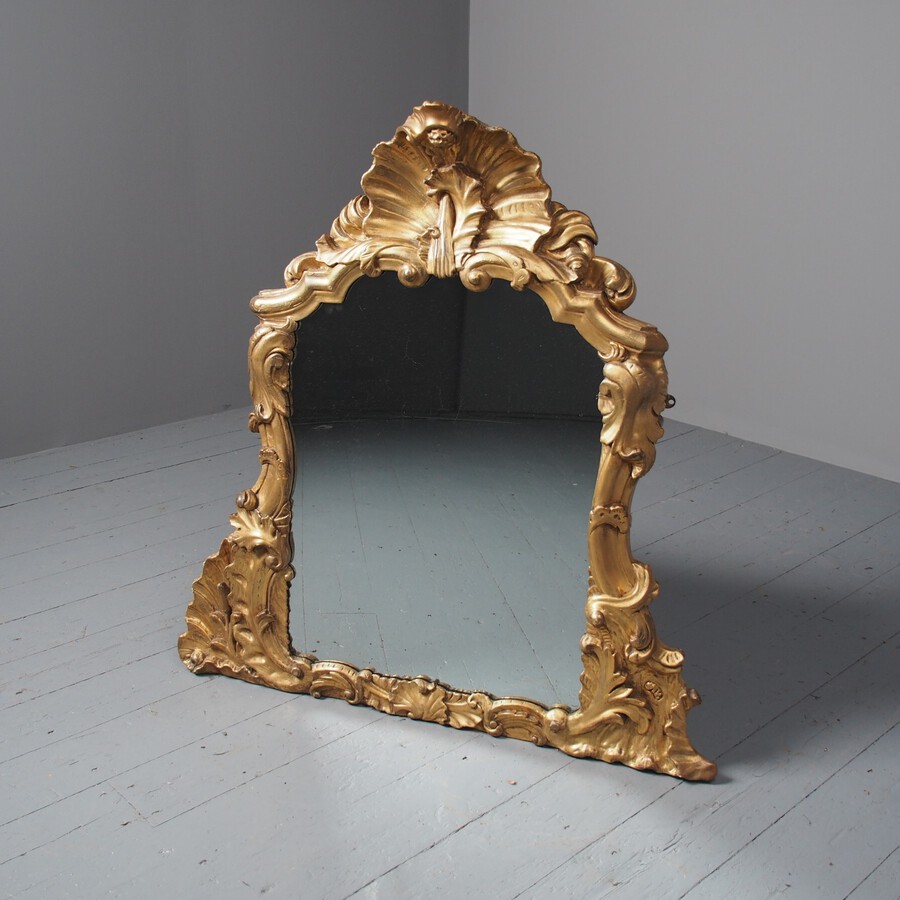 Antique Antique Giltwood Wall Mirror