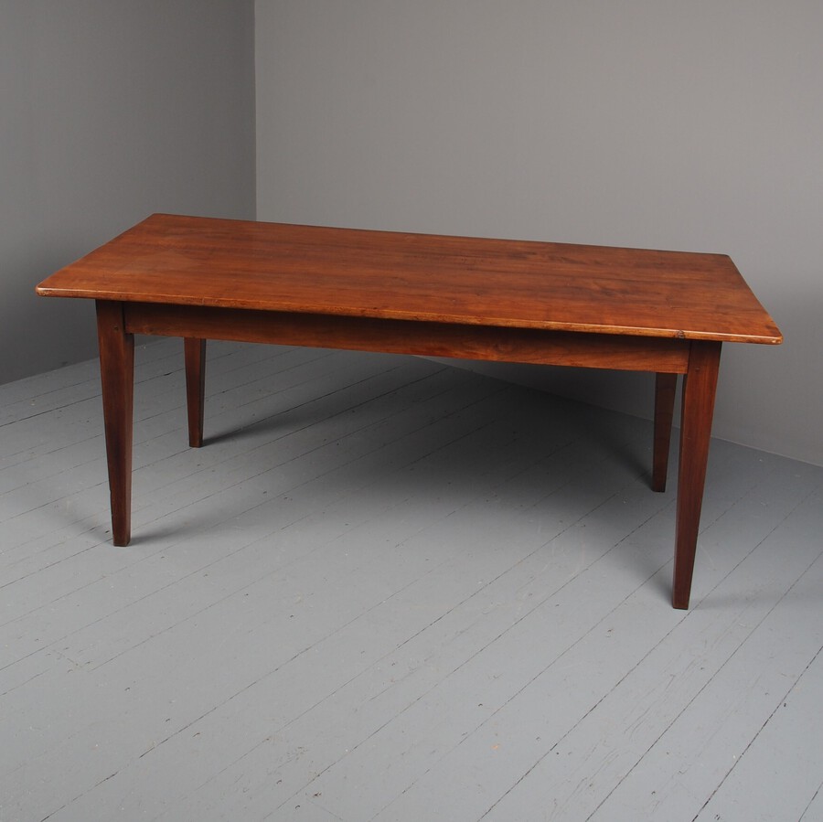 Antique Antique French Cherry Wood Dining Table