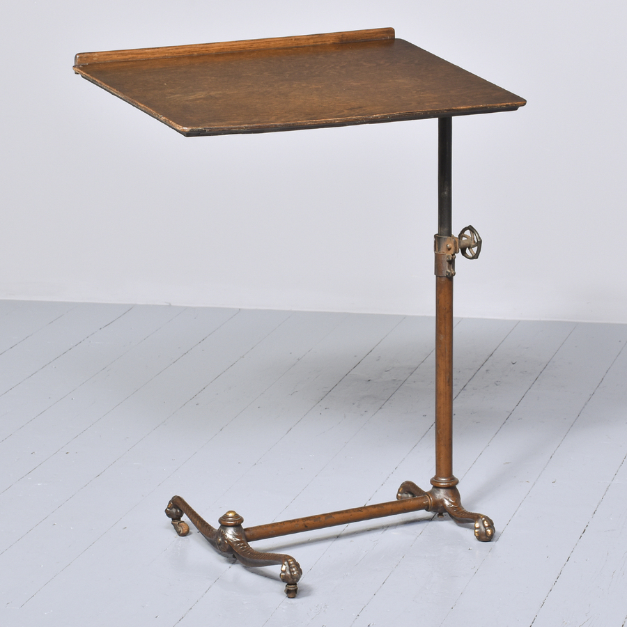 Antique Adjustable Reading table by the “Toate Company”