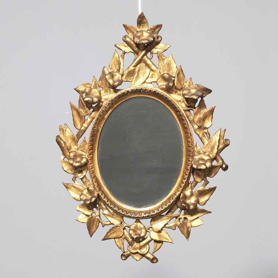 Antique Victorian Giltwood Wall Mirror