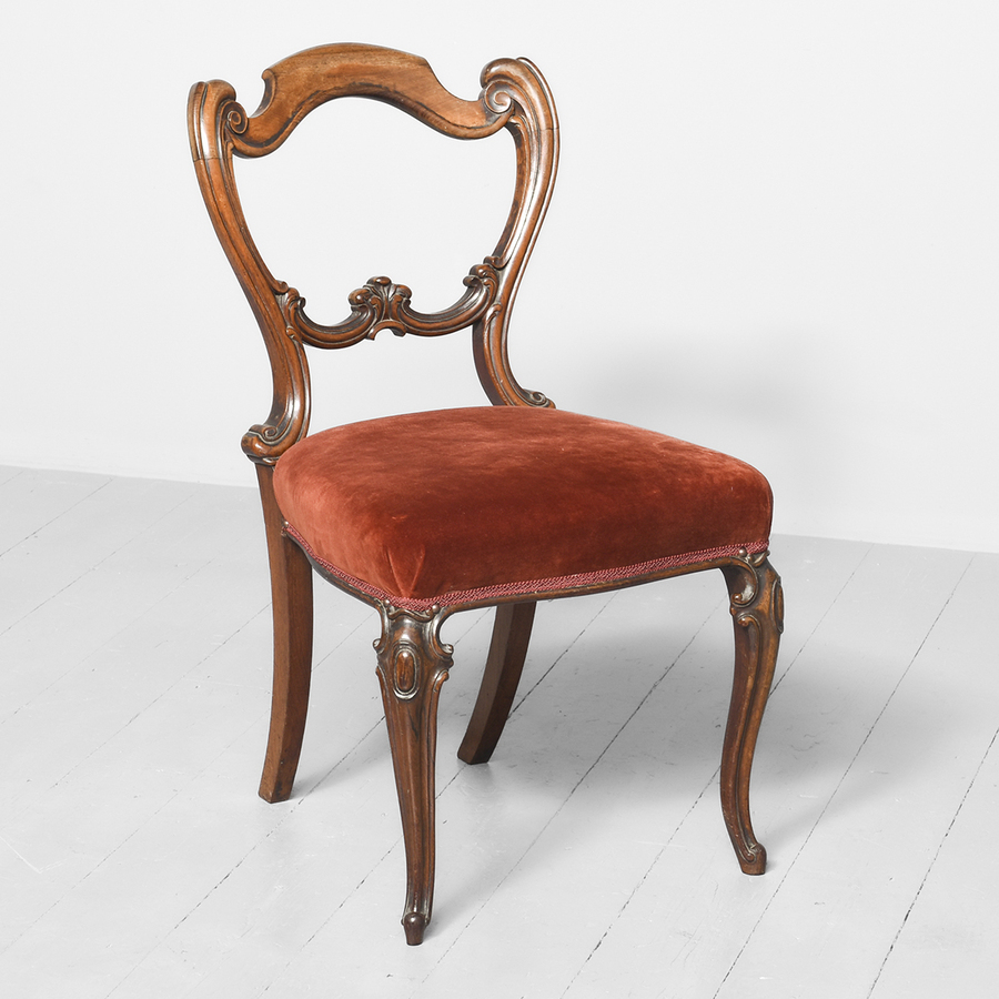 Antique Set of 6 Stylish William IV Rosewood Dining Chairs