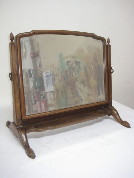 Whytock & Reid Walnut Framed Toilet Mirror