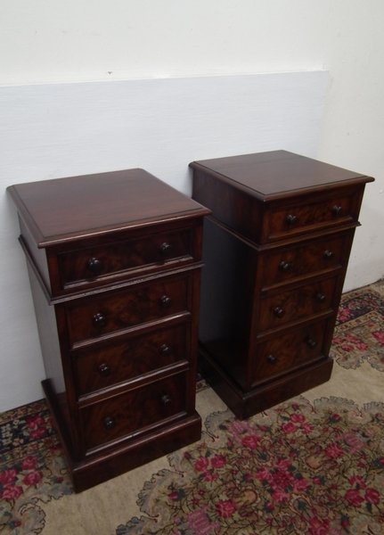 Pair of Victorian Bedside Cabinets/Chests