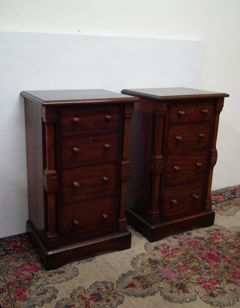 Pair of Victorian Mahogany Chests