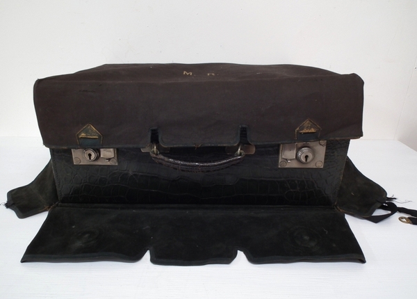 Crocodile Leather Travelling Case