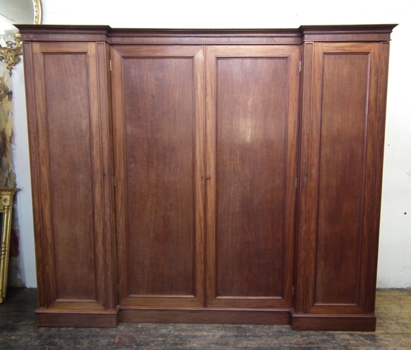 George IV Four Door Mahogany Wardrobe