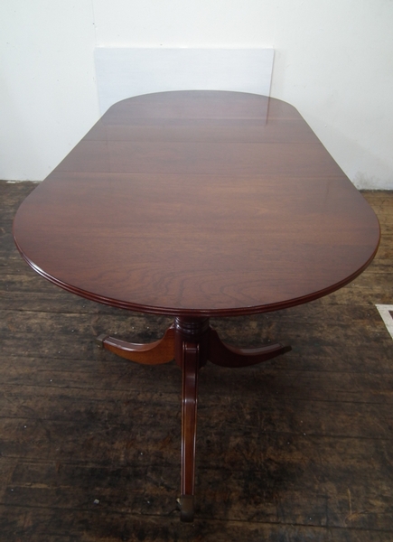 Regency Style Twin Pillar Dining Table