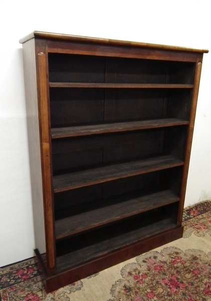 George IV Rosewood Open Bookcase