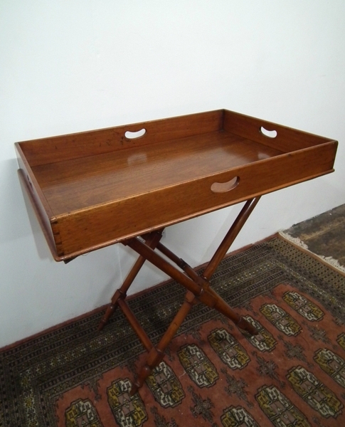 Victorian Mahogany Butlers Tray and Stand