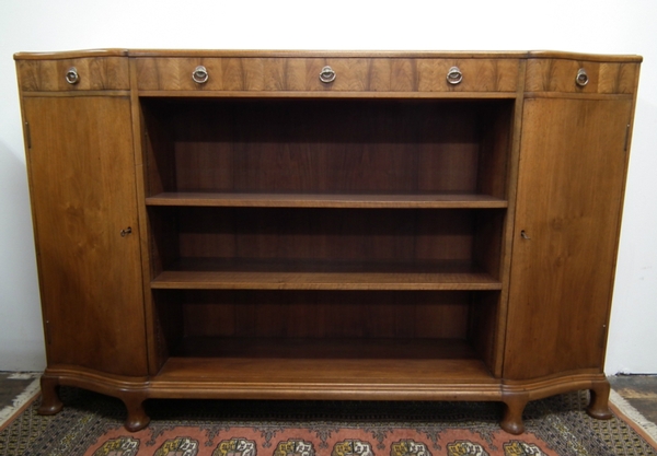 Antique Whytock & Reid Shaped Front Bookcase