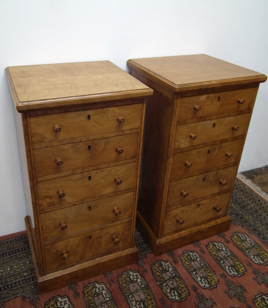 :SALE: Pair of Victorian Pedestal Bedside Cabinets