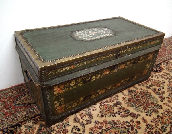 George III Camphor Painted Kist