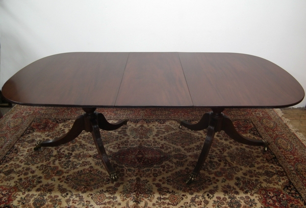 Regency Style Mahogany Dining Table