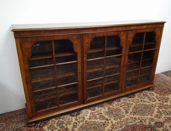George II Style 3 Door Bookcase