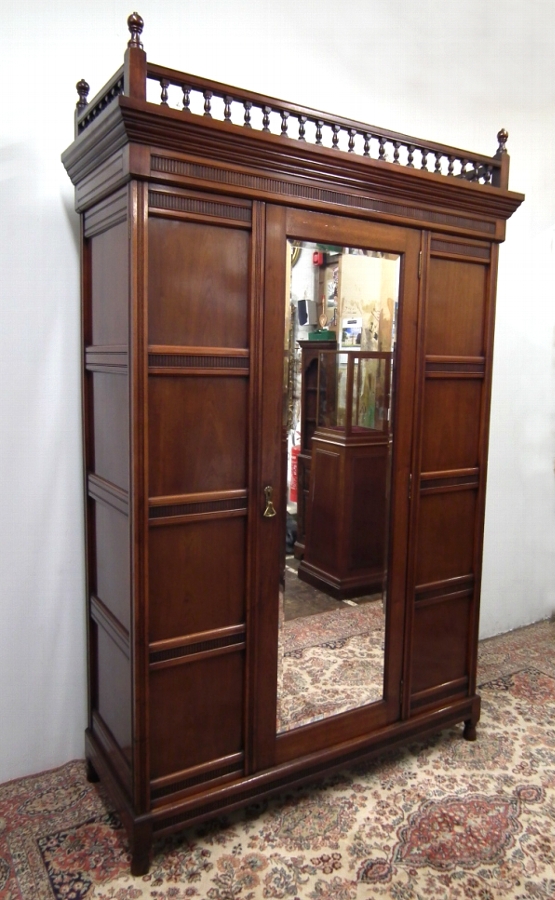 Edwardian Mahogany Wardrobe