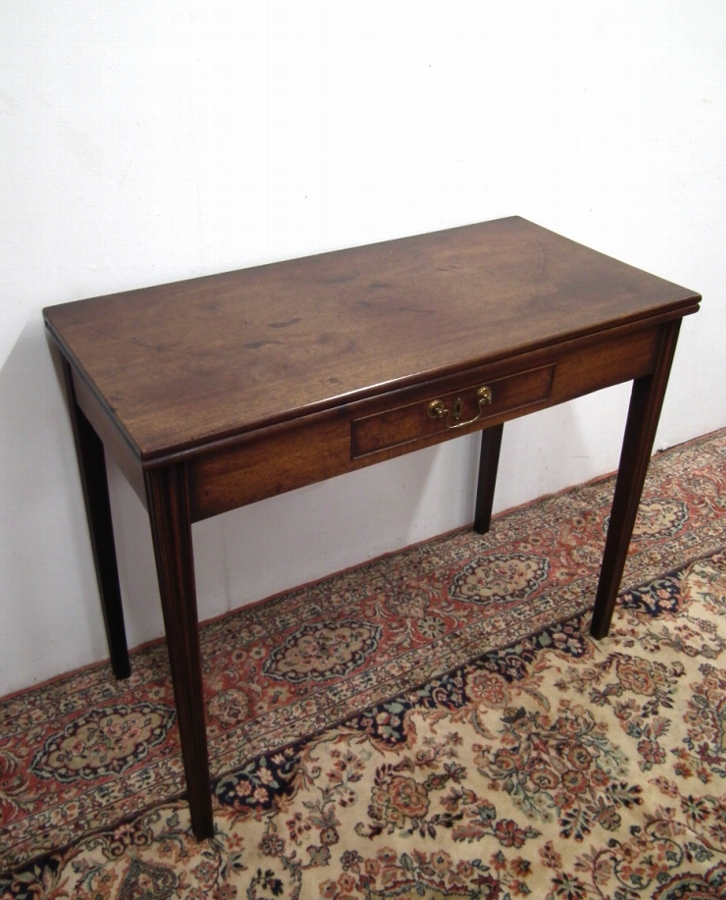 George III Neat Sized Mahogany Card Table