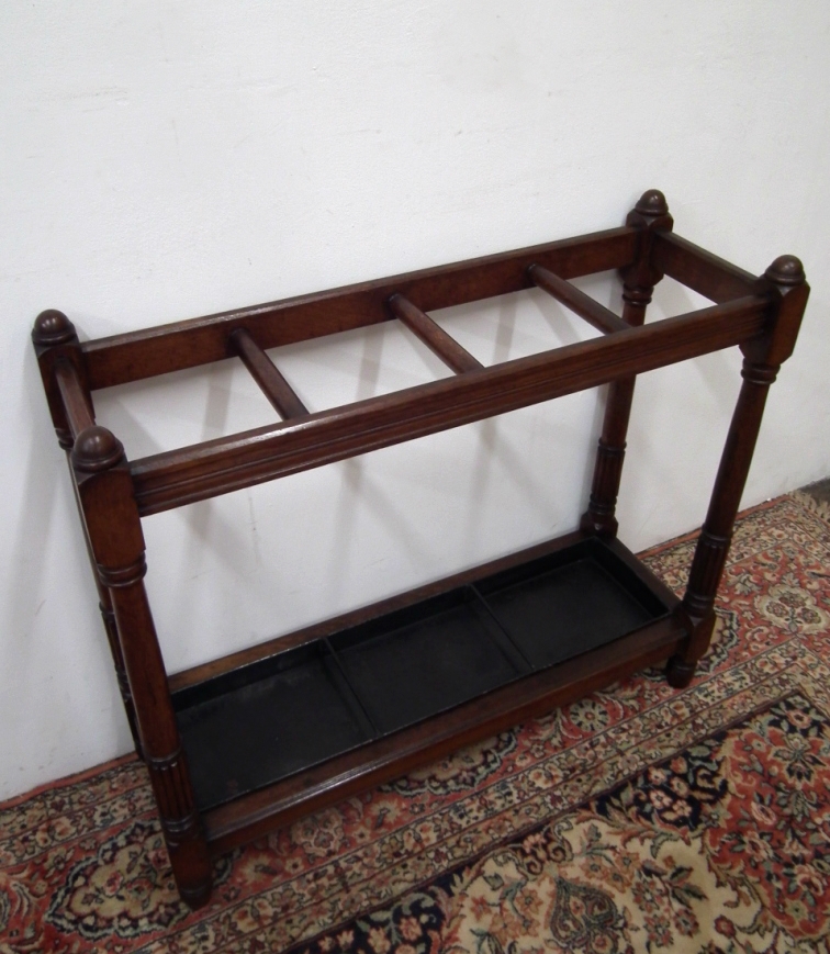 Late Victorian Oak Stick Stand