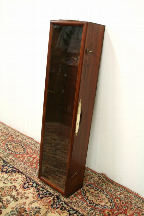 Antique Victorian Mahogany Display Cabinet
