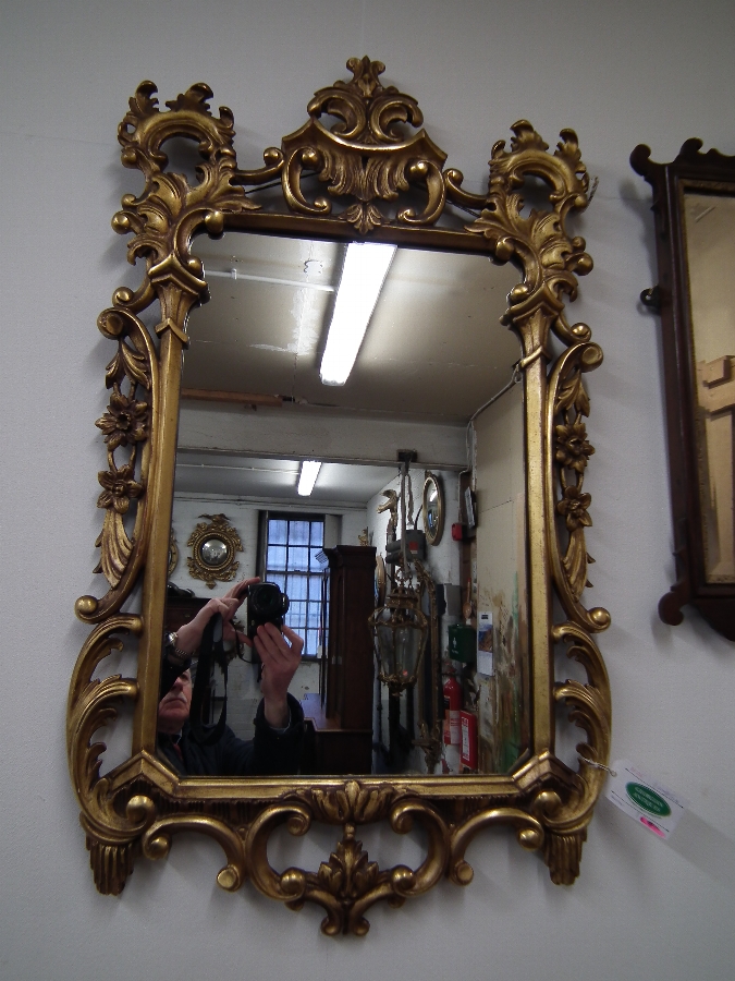 George III Style Giltwood Mirror