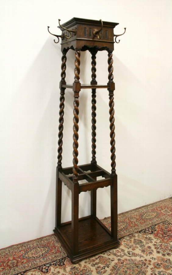 Freestanding Oak Hall Stand