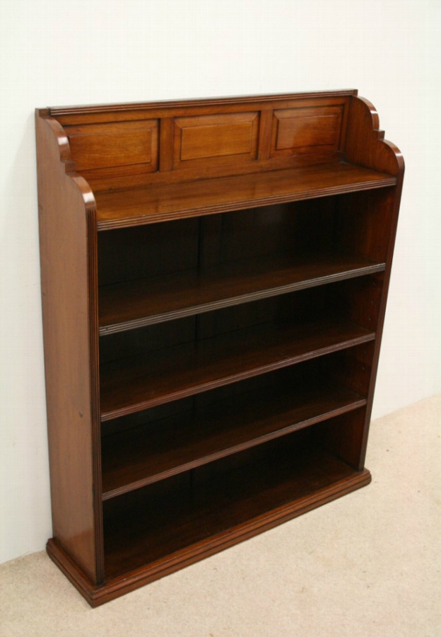 Late Victorian Neat Sized Open Bookcase