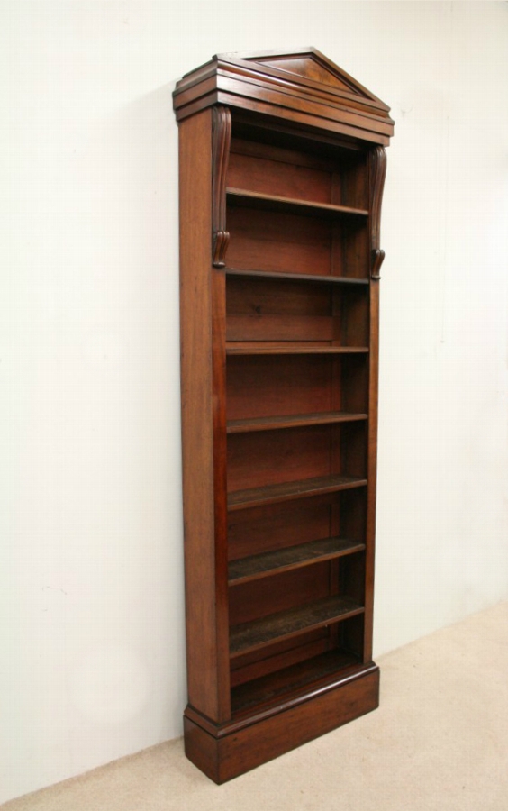 Rare William IV Open Bookcase