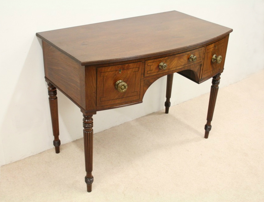 George III Neat Sized Bow Front Sideboard