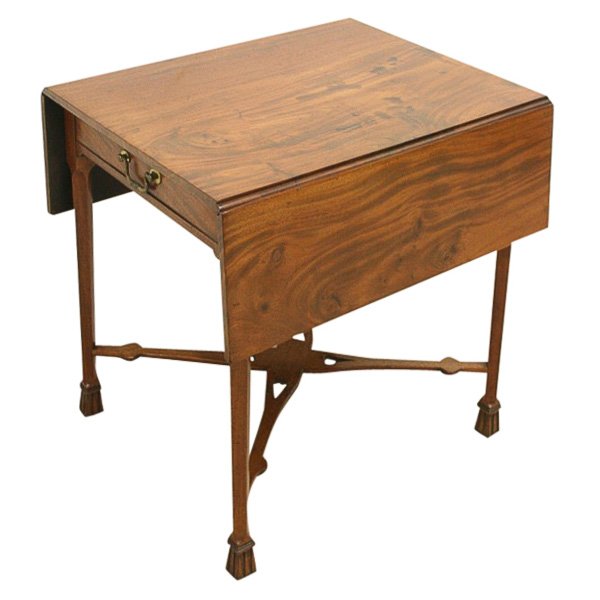 Antique Unusual Mahogany Pembroke Table