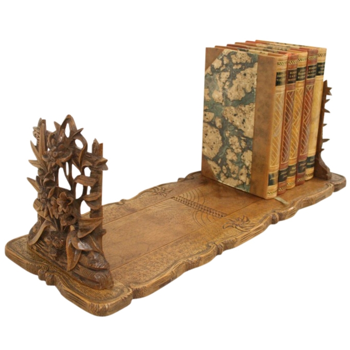 Victorian Carved Book Slide