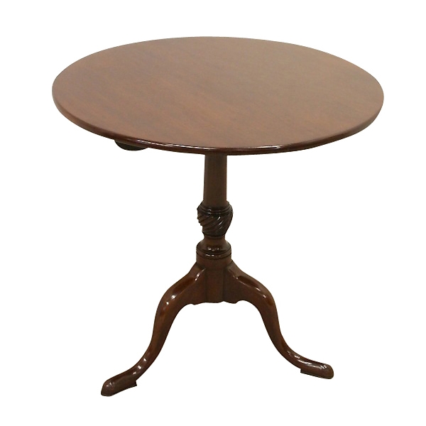 George III Mahogany Snap Top Occasional Table