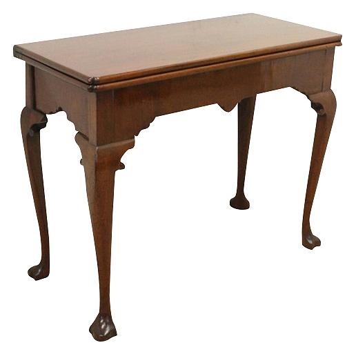 George II Mahogany Games Table