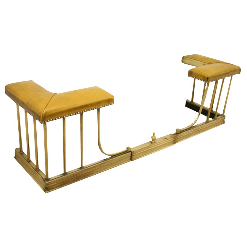 Victorian Style Brass Club Fender