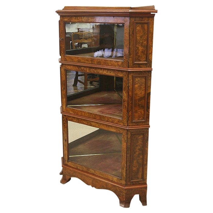Victorian Glazed Corner Cabinet
