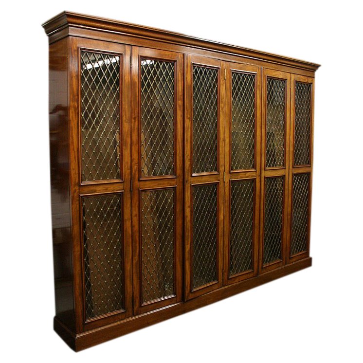 George IV Mahogany 6 Door Bookcase