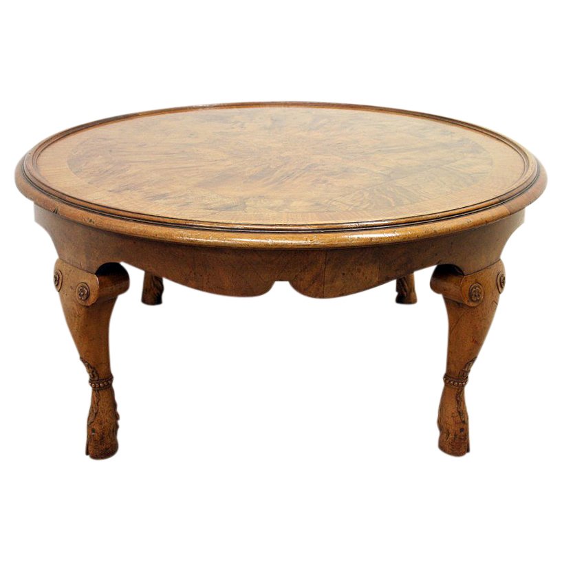 Burr Walnut Circular Occasional/Coffee Table