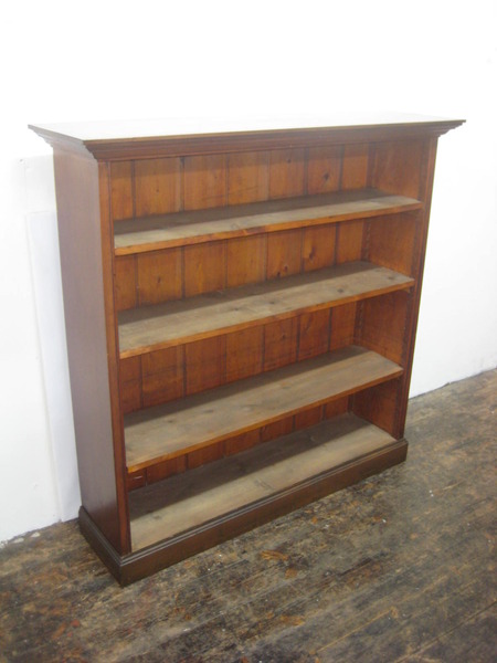 Victorian Pine Open Bookcase