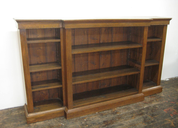 Oak Open Bookcase