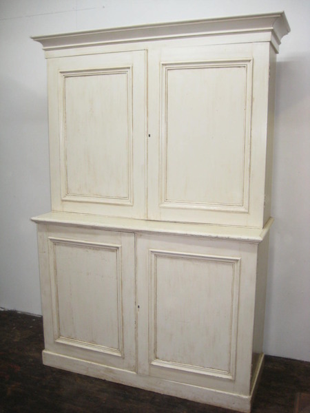 Shabby Chic Victorian Pine Kitchen Cupboard