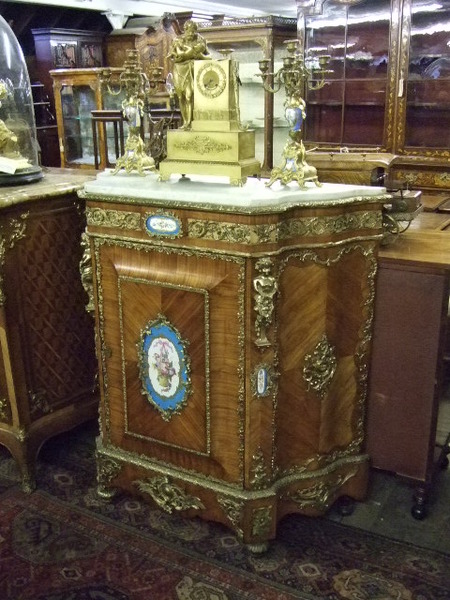 Antique Louis XVI Style Kingwood Cabinet 