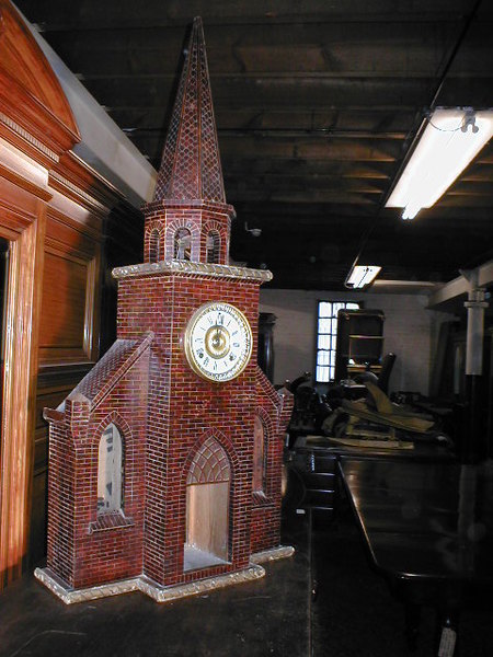 Large Church Shaped Clock