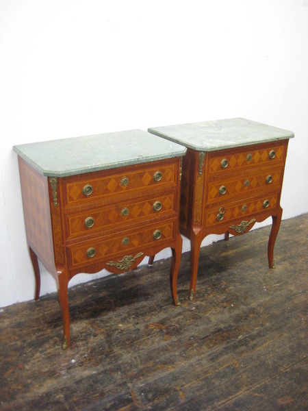 Pair of Neat Sized French Commodes