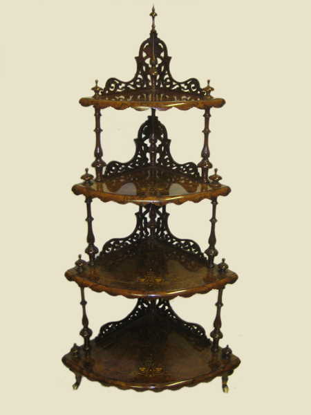 Victorian Exhibition Quality Whatnot