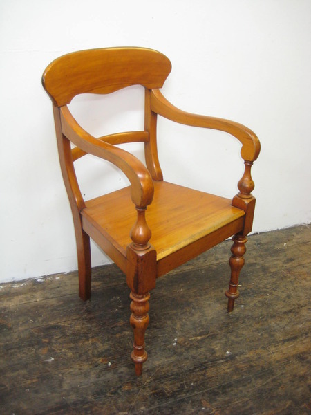Victorian Polished Birch Edinburgh Chair