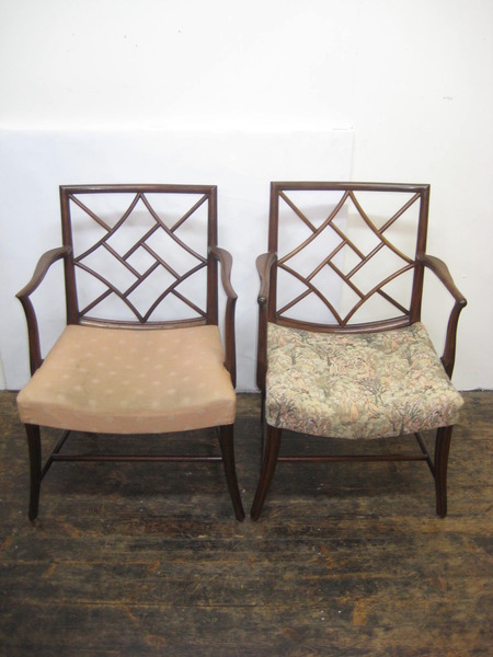 Antique Pair of Whytock & Reid 'Cockpen' Armchairs