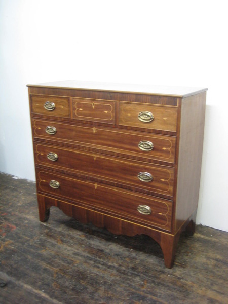 George III Inlaid Chest of Drawers