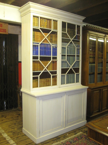 Georgian Style Painted Bookcase