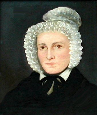 Antique Portrait of a Young Lady in a Bonnet