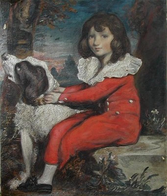 Antique Portrait of Admiral Wiliam Henry Smyth as a boy,  1785-1847