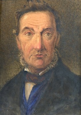 Antique Portrait of Charles Sherborn 1794-1859